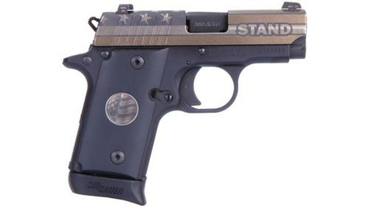 Sig P238 United We Stand Special Edition.380 ACP, 3" Barrel, Micro Compact 6/7rd