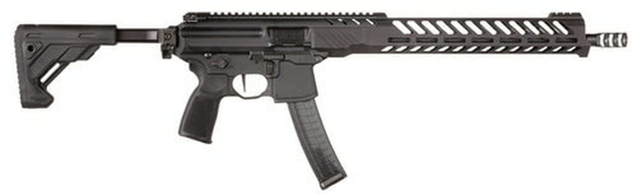 Sig MPX PCC, 9mm, 16" Barrel, 30rd, 5-Pos Stock, Timney Trigger, Black