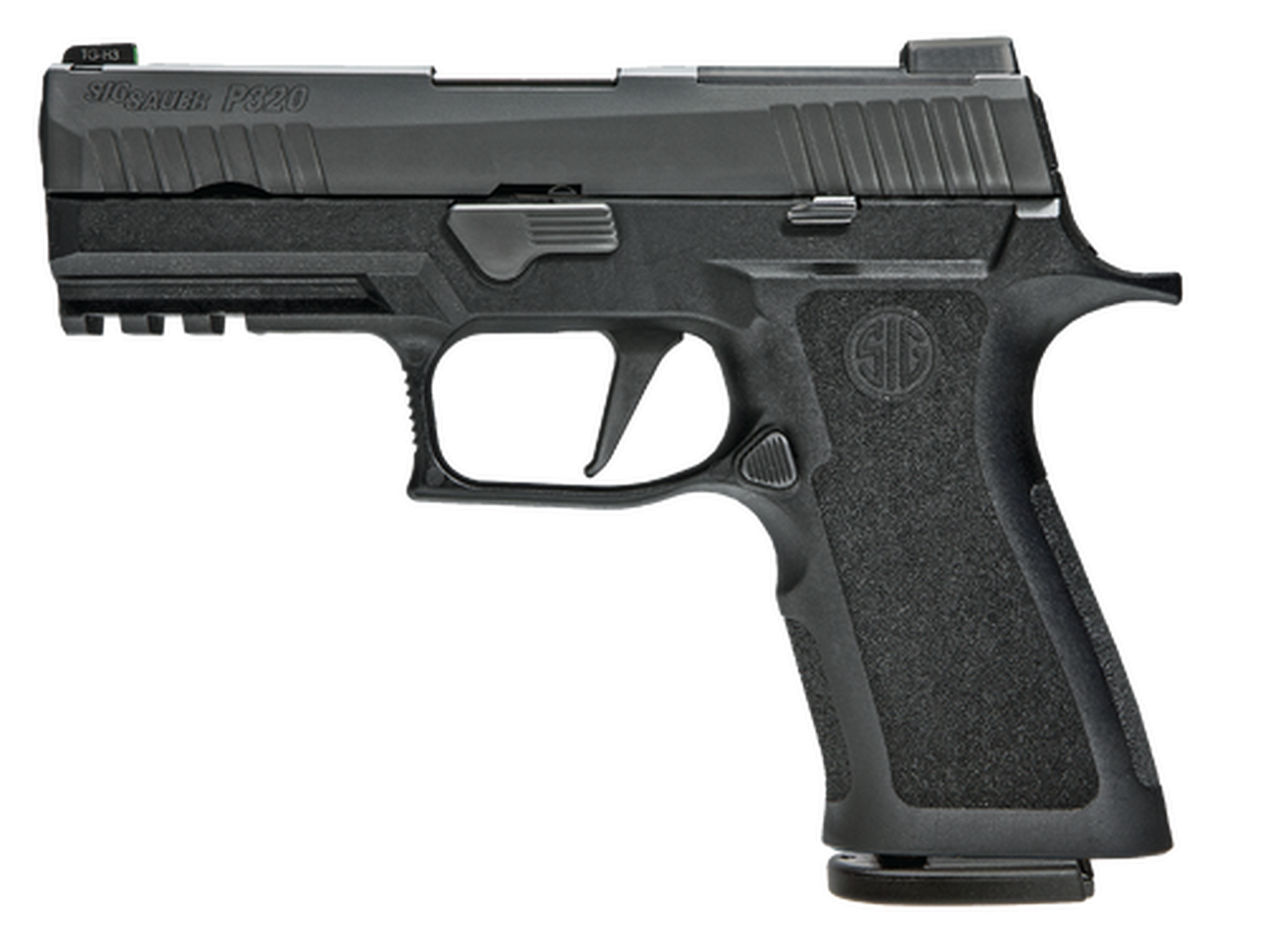 Sig P320 X-Compact 9MM, 3.6" Barrel, Night Sights, Black, 15Rd, 2 Magazines