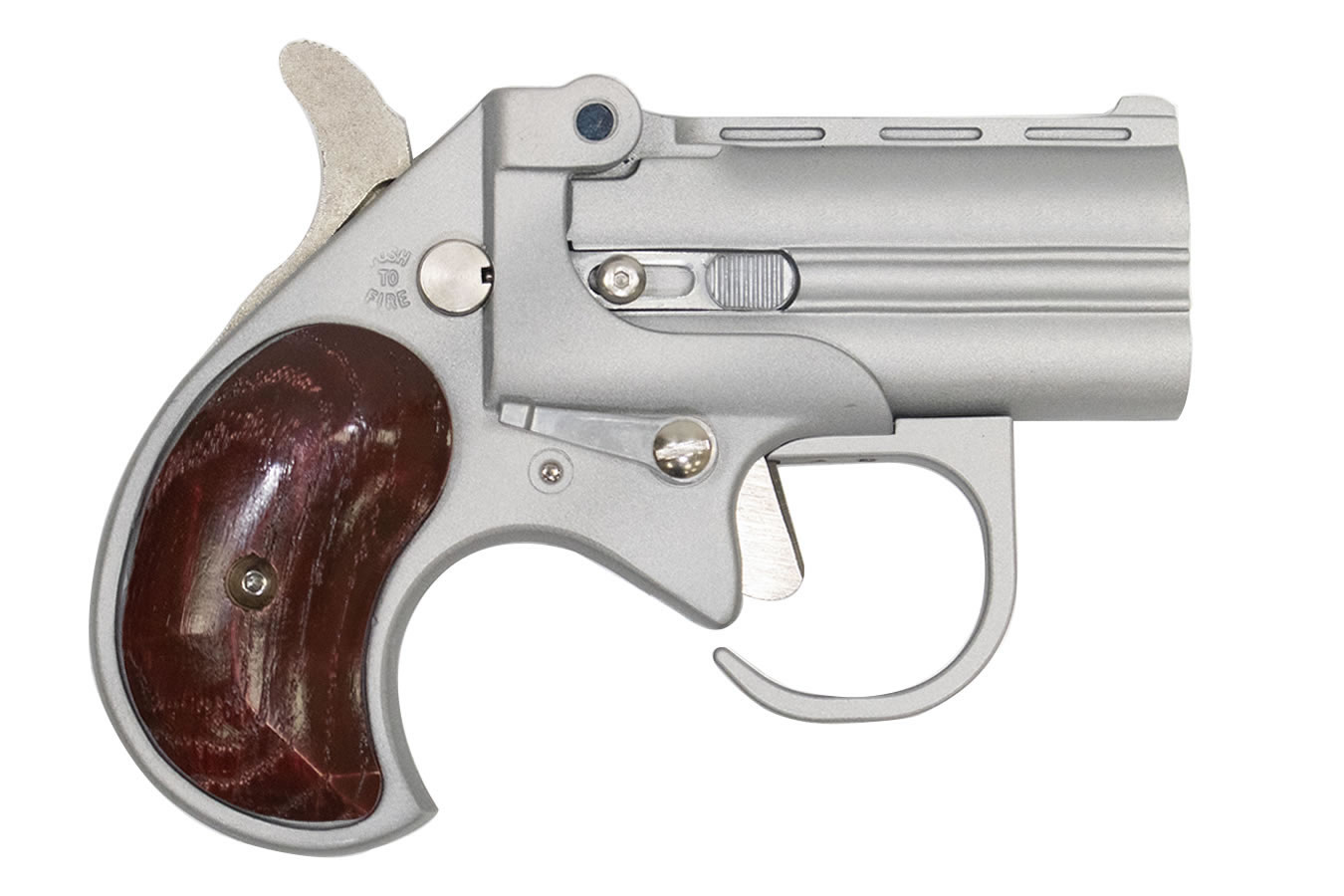 22 WMR Big Bore Derringer Guardian Package with Satin Finish and Rosewood Grips