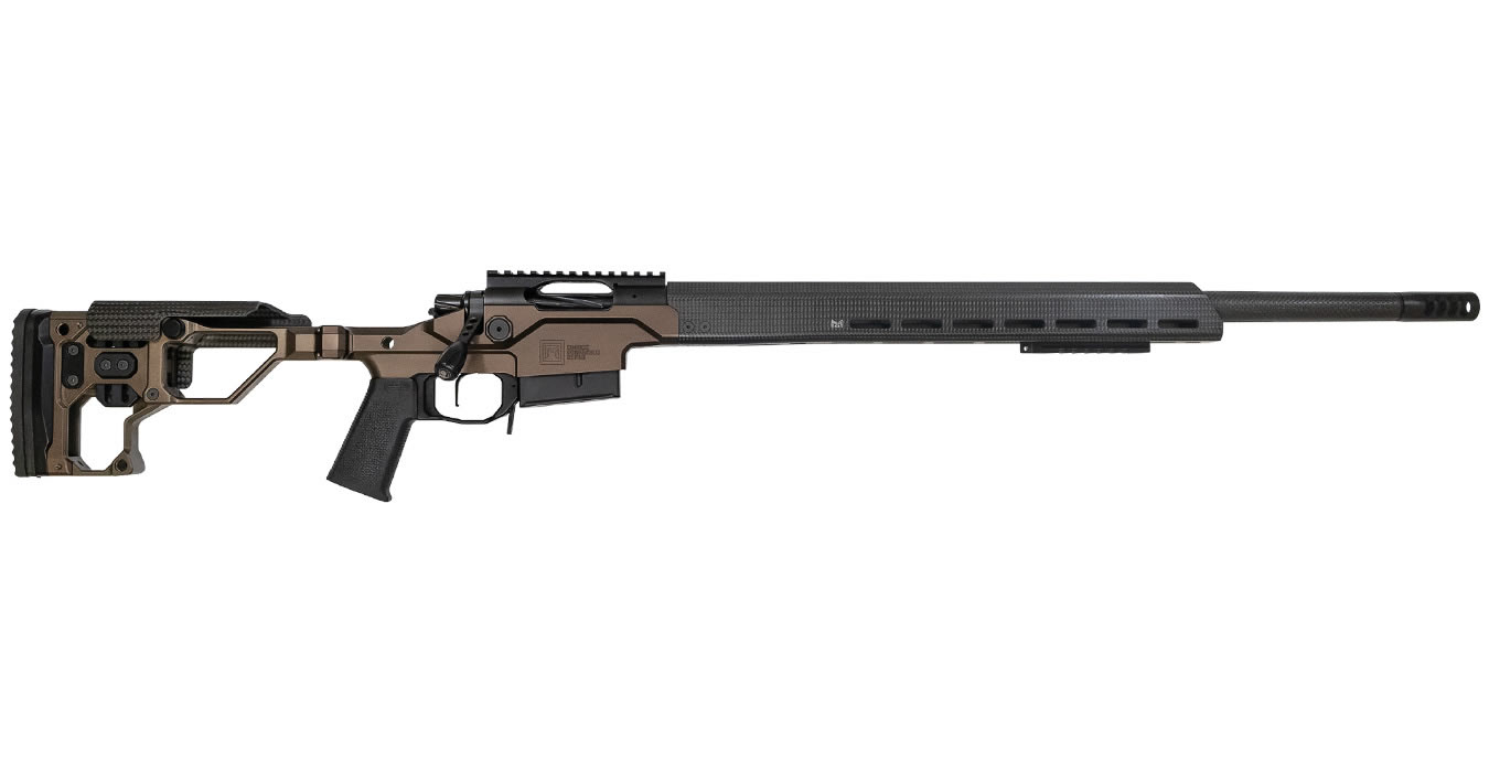 Modern Precision 6.5 Creedmoor Bolt-Action Rifle with Desert Brown Anodized Rece