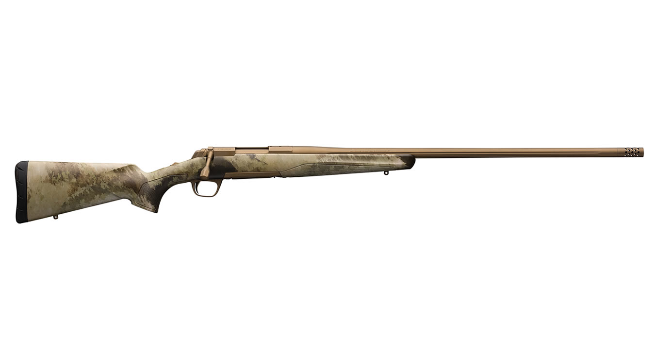 X-Bolt Hells Canyon Long Range 7mm Rem Mag Bolt-Action Rifle with A-TUCS AU Camo Finish