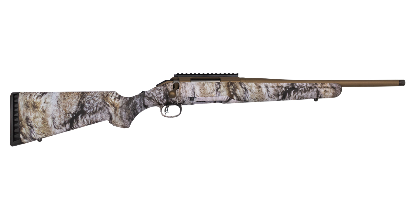 American Rifle 223 Rem Bolt-Action with Yote Camo Stock and Burnt Bronze Cerakote Barrel
