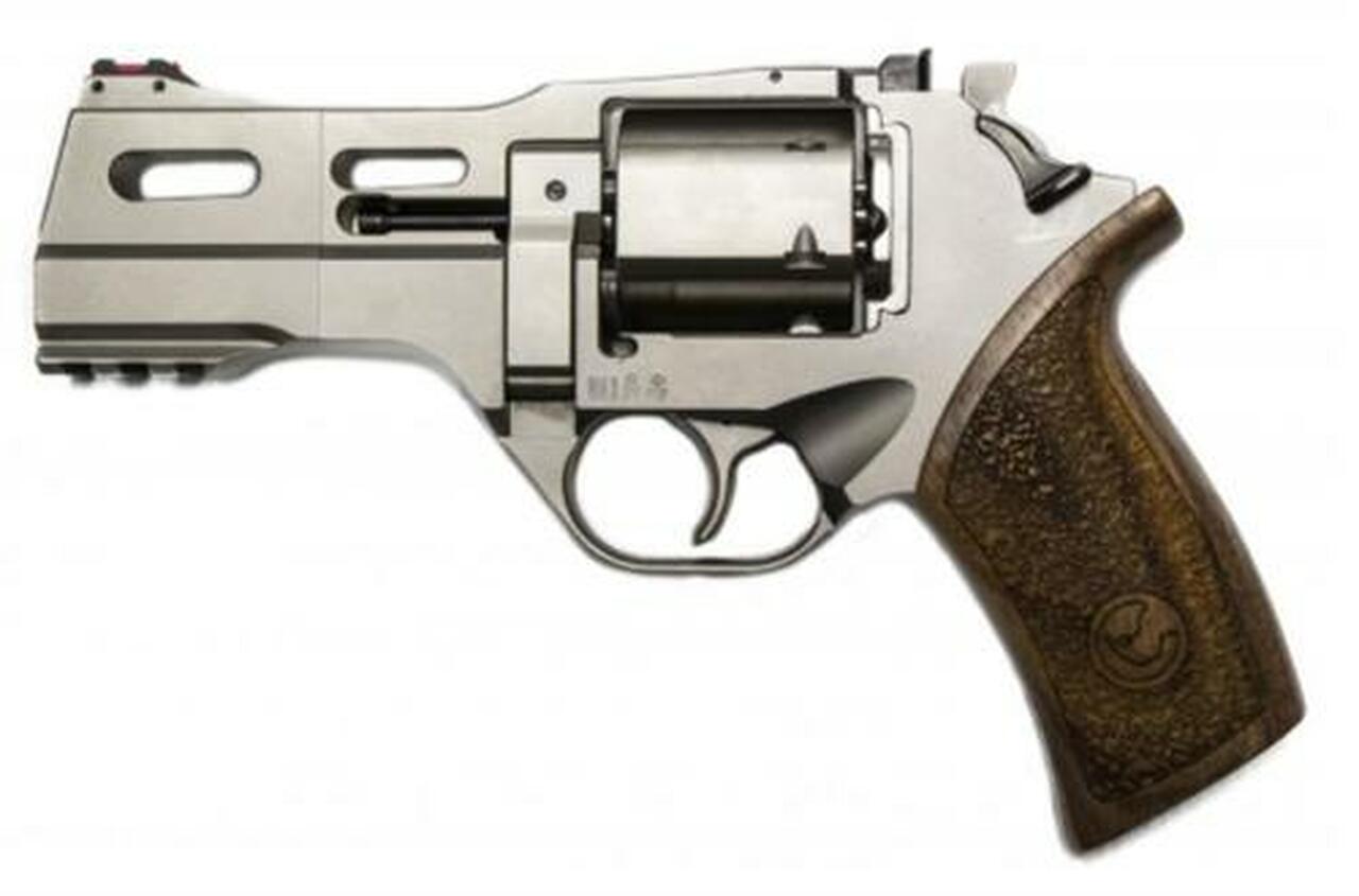 Chiappa Rhino 40DS, .40 S&amp;W, 4", Hard Chrome, Adjustable Sights