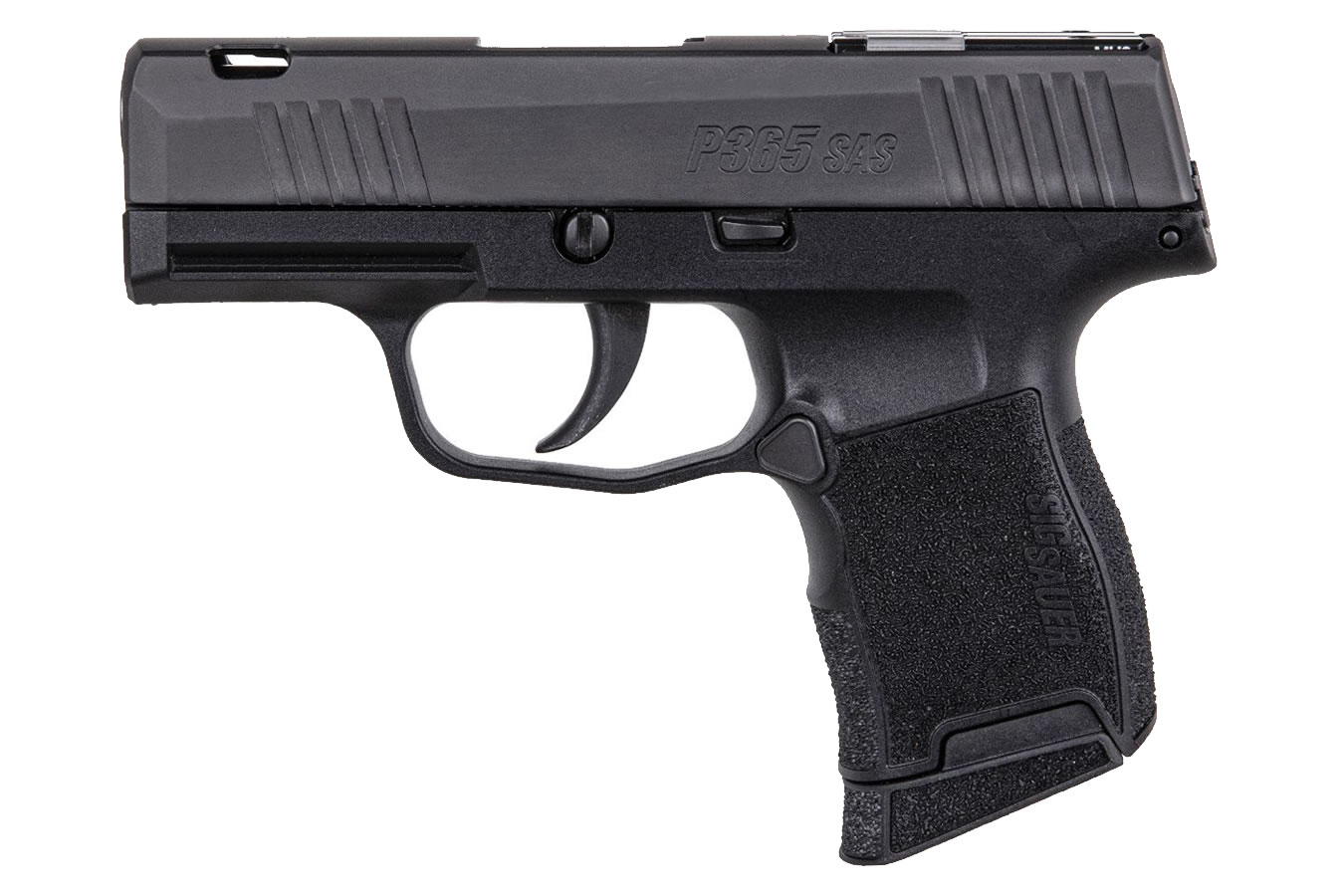 P365 SAS 9mm Micro Compact Pistol with FT Bullseye Sight (One Mag Included)