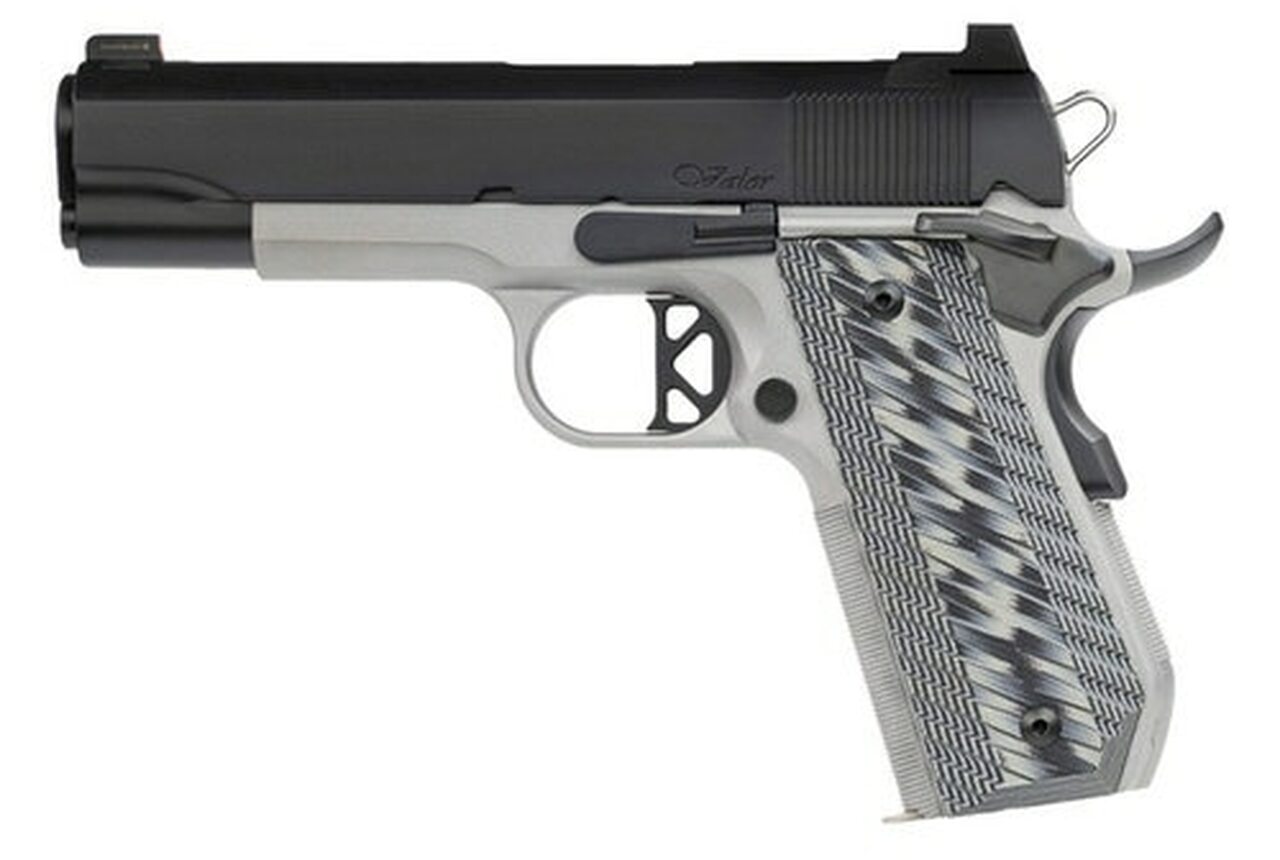 Dan Wesson V-Bob .45 ACP, 4.25" Barrel, Tritium Front, Serrated Rear, 2-Tone, 8rd