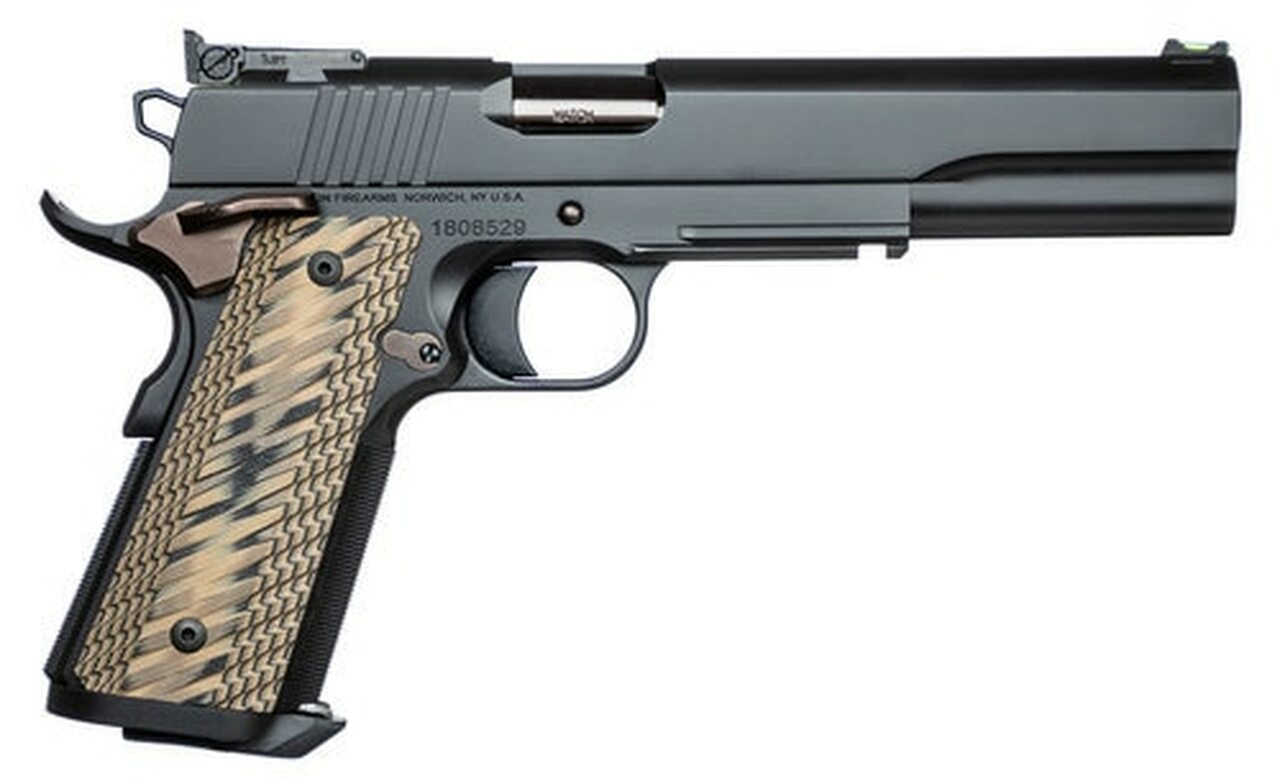 Dan Wesson Kodiak 10mm, 6.03" Barrel, Brown G10 Grips, Duty Black Slide, 8rd