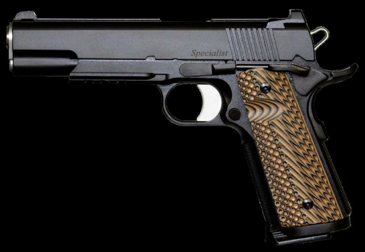 Dan Wesson Specialist Commander 1911 45 ACP, 5", 8rd, NS, G10 VZ Operator II Grips