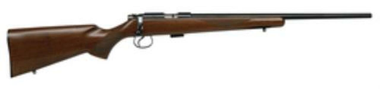 CZ 455 American Bolt 17 HMR 20.5" Barrel, Walnut Stock Blued, 5rd