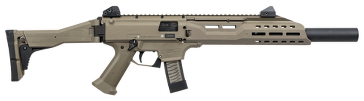 CZ Scorpion EVO 3 S1, 9mm, 16", 20rd, Faux Suppressor, Flat Dark Earth