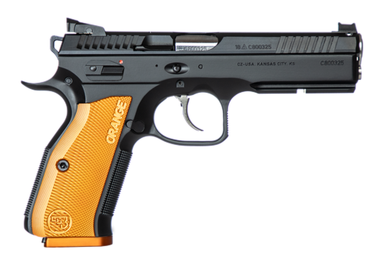 CZ SHADOW II ORANGE 9mm 4.9" Barrel Aluminum Grips 17RD Mag