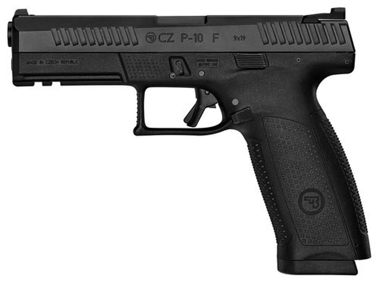 CZ P-10 Full Size, 9mm, 4.5" Barrel, 19rd, Black