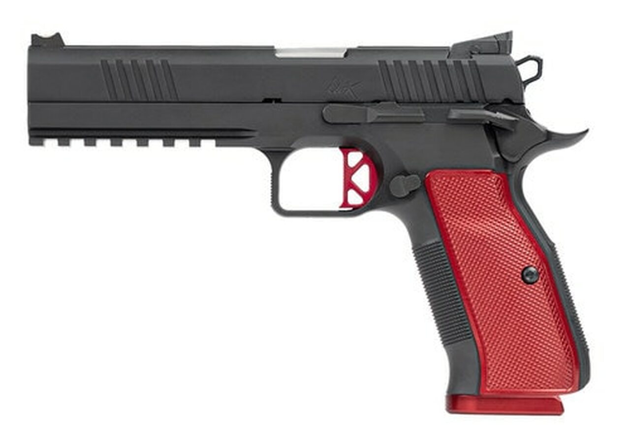 Dan Wesson DWX, SAO, Full Size, 9mm, 5" Barrel, Steel Frame, Black, Aluminum Grips, 19Rd, Ambidextrous Safety, Fiber Front &amp; Adjustable Rear Sights