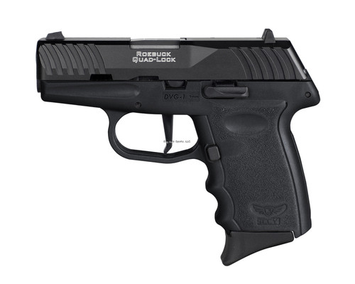SCCY DVG-1 9mm, 3.1" Barrel, Black Slide, Black, 10rd