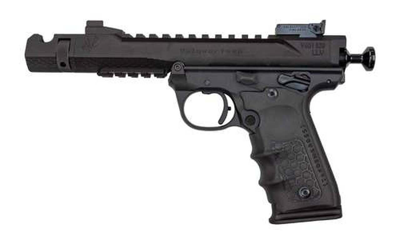 Volquartsen Black Mamba .22 Long Rifle, 4.5" Barrel, Target Sights, hiveGrips, Black, 10rd