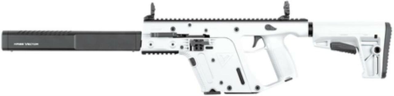 Kriss Vector Gen II Carbine, 45 ACP, 16" Barrel, Defiance M4 Stock, Alpine White, 17rds