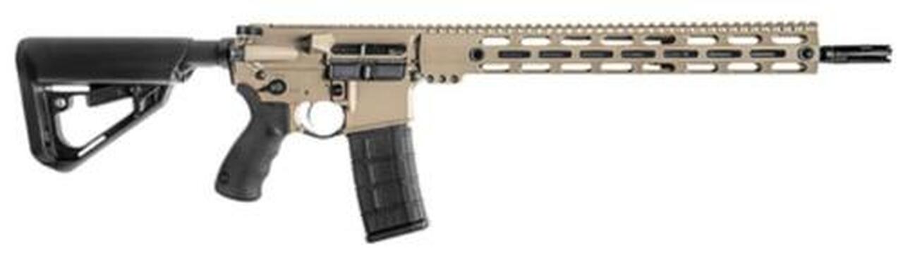 BCI Defense SQS15 Pro Series Rifle, .223/5.56, 16",, , Flat Dark Earth, 30 rd