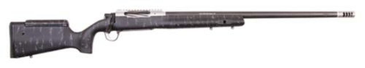 Christensen E.L.R. 338 Lapua Mag 27In 1/10 Carbon Fiber Lr Hunter Black, Gray Webbing Stock 338 Lapua Mag