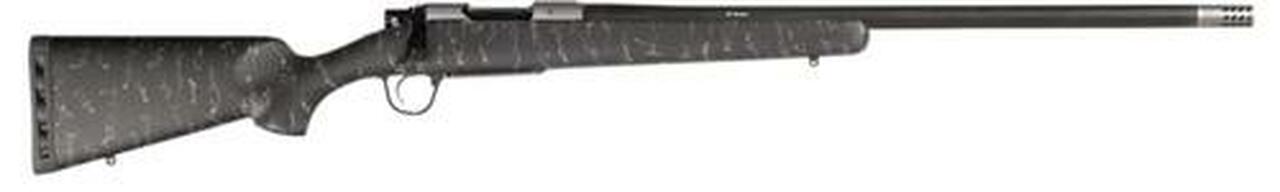 Christensen Arms Ridgeline 7mm Rem Mag, 26" SS CF Wrapped Barrel, CF Composite Sporter Stock, Black/Grey Webbing, 3rd
