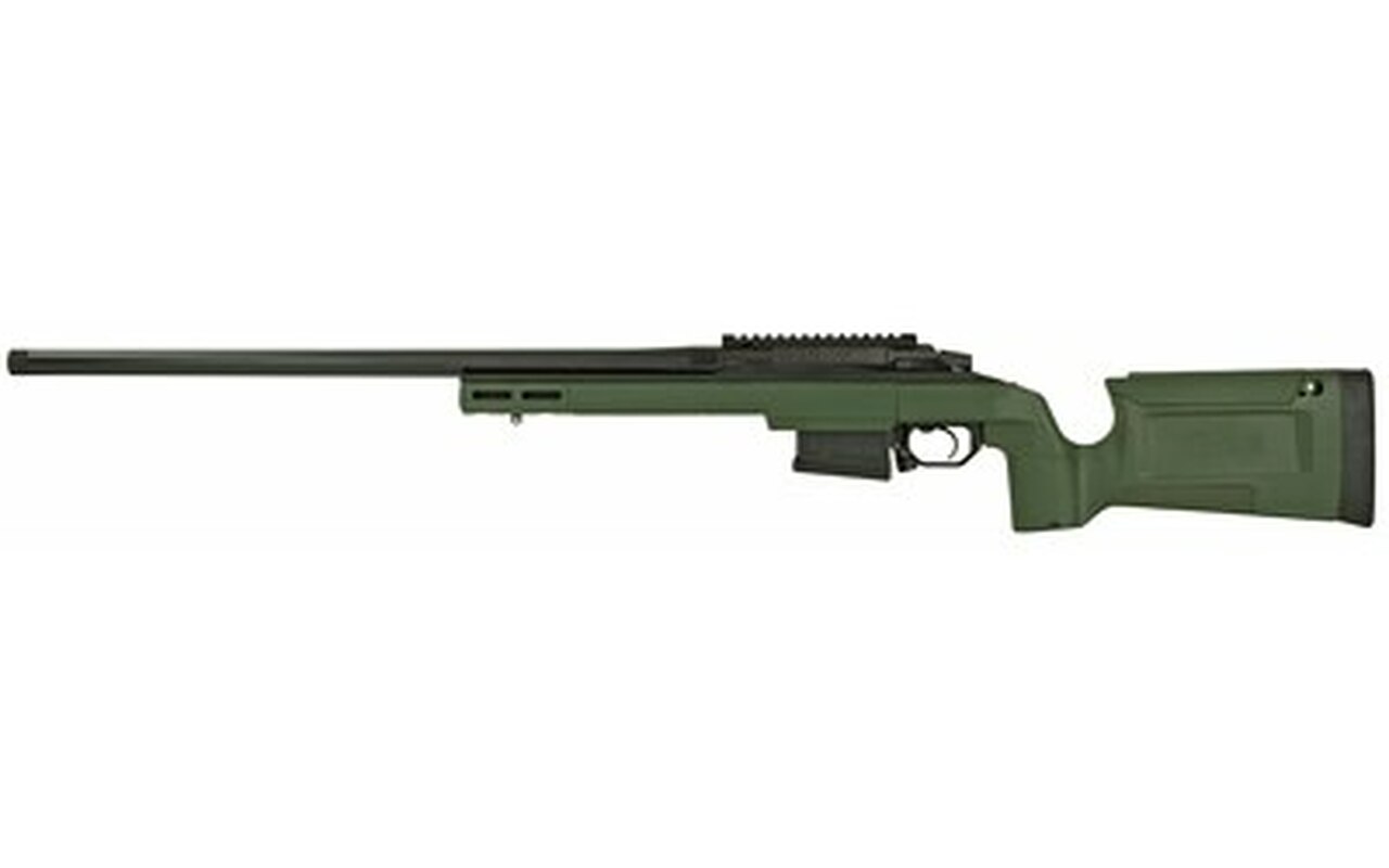 Seekins Precision Havak Bravo 6.5 PRC, 24" Barrel, KRG Bravo/Aluminum Chassis, Green/Black, 20rd