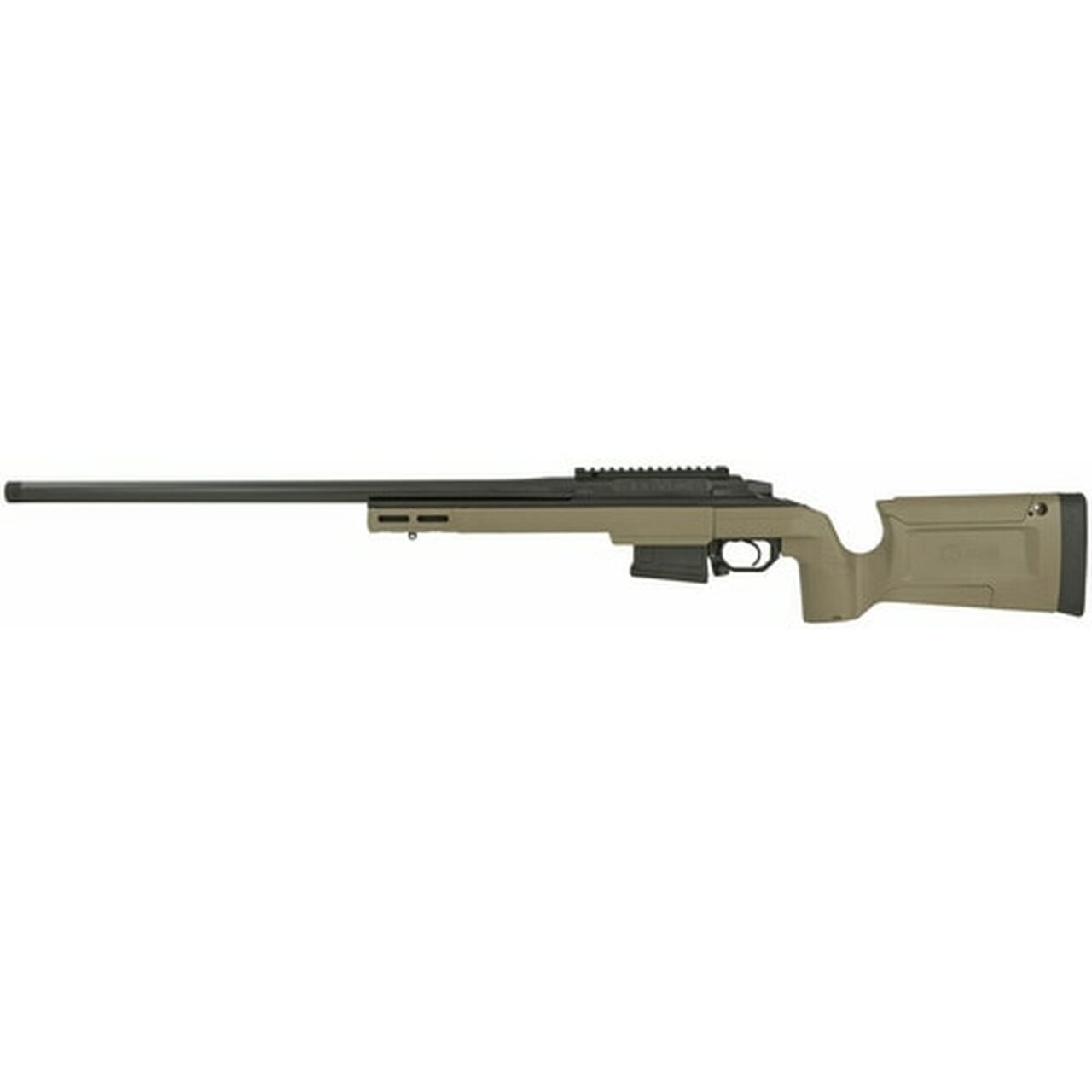 Seekins HAVAK BRAVO 6.5PRC, 24" 5R Match Barrel, Cerakote Finish, KRG Flat Dark Earth Stock, 5Rd Detachable Mag, Timney Trigger