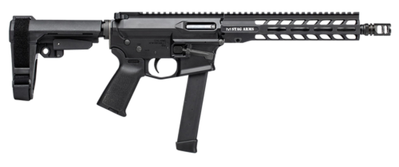 Stag Arms PXC-9 9mm, 10" Rubber Black Nitride