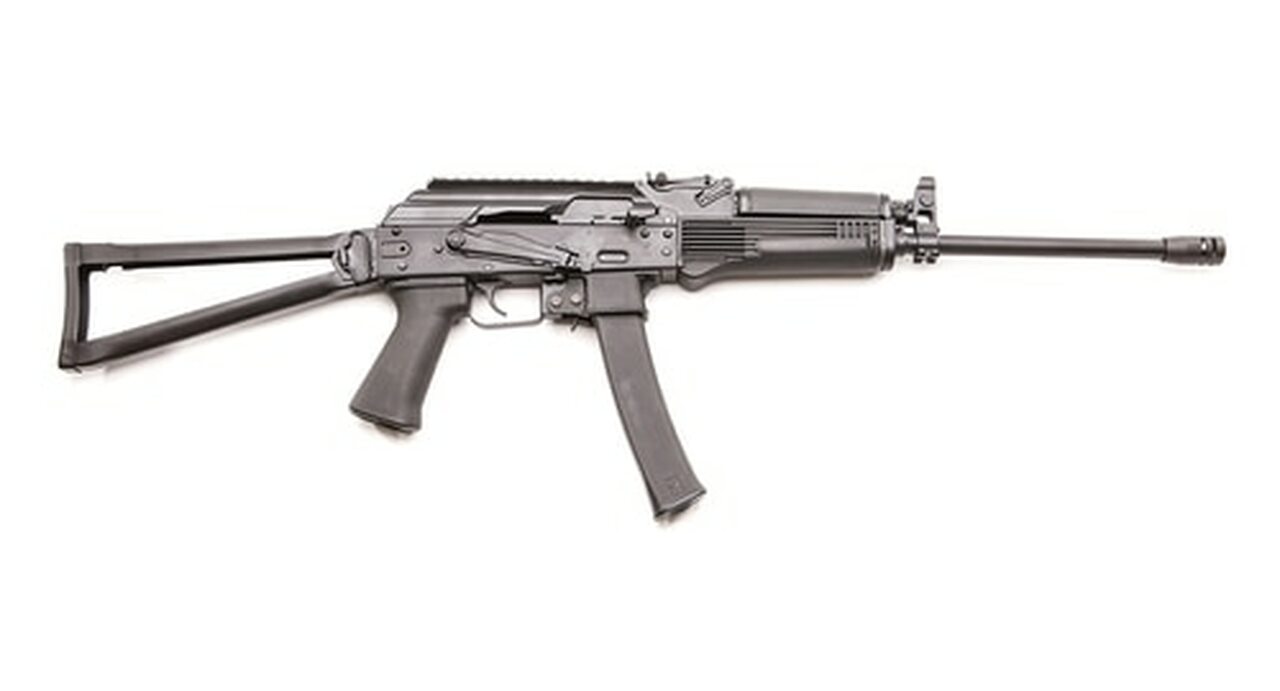 Kalashnikov KR-9 9mm, 16" Barrel, Black, Side Folding Stock, 30rd