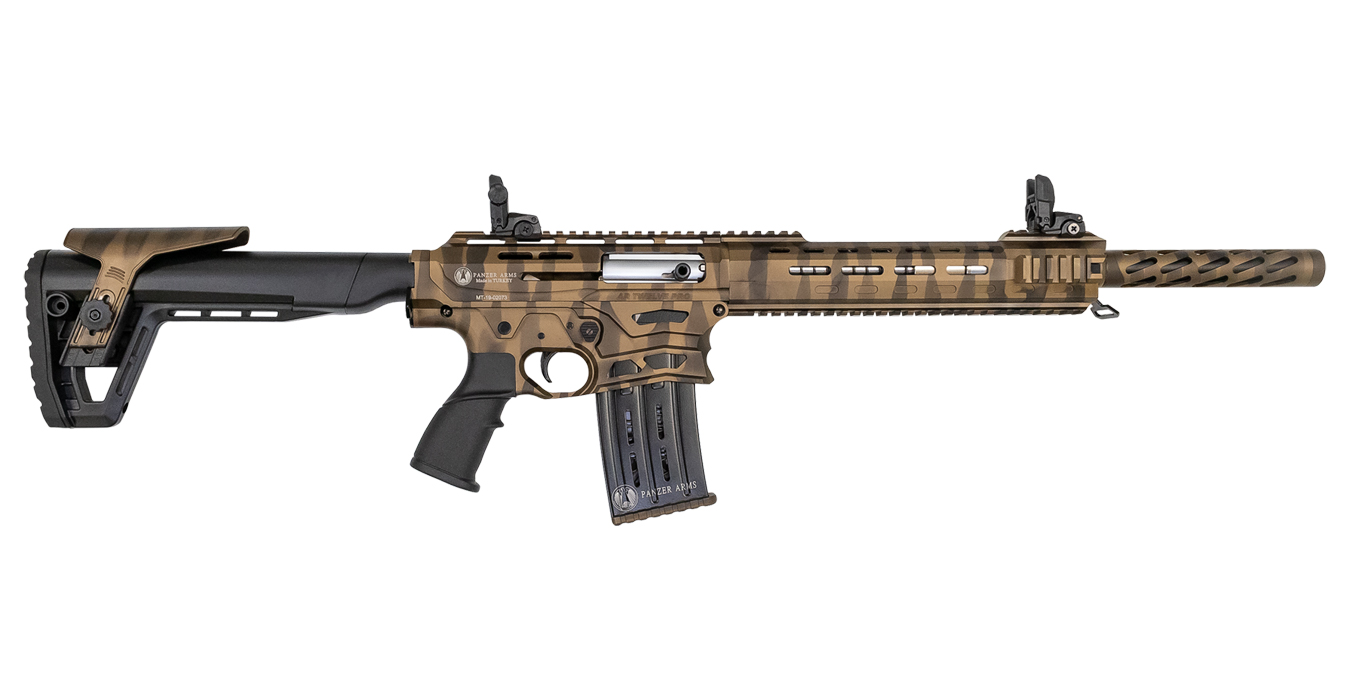 AR Twelve Pro 12 Gauge Semi-Automatic Shotgun with Bronze Finish