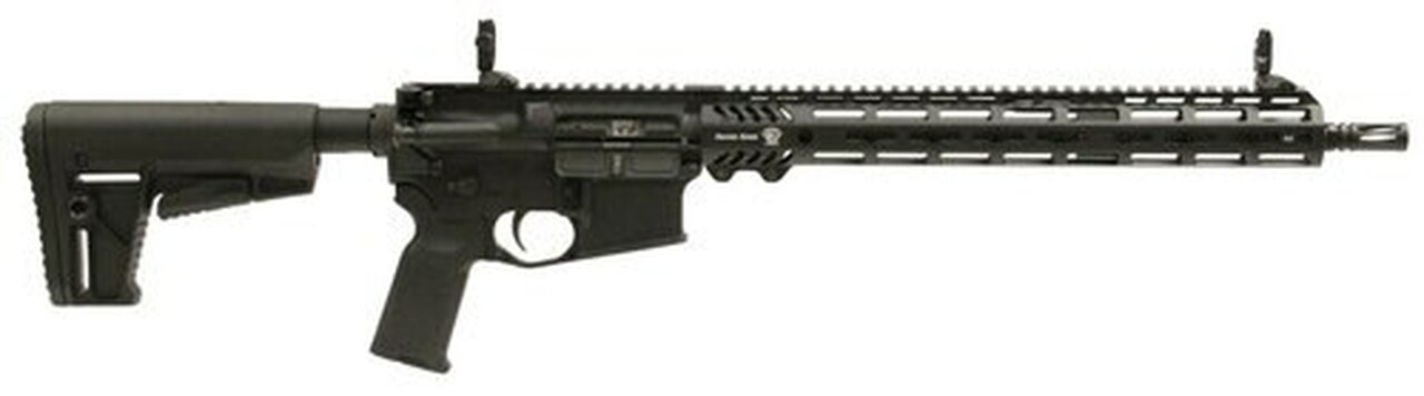 Adams Arms P2 Rifle with Adjustable Block 223 Remington/5.56 NATO 16" Barrel, 6-Position Black Stock Black Melonite, 30rd