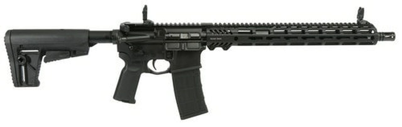 Adams Arms P2 300 Blackout 16" 6-Position Collapsible Stock QPQ Melonite/Black Nitride