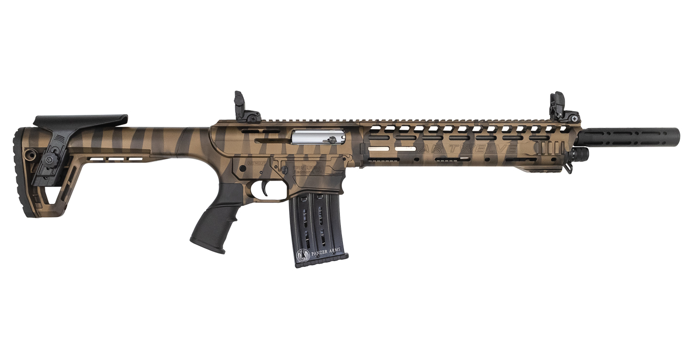 AR Twelve 12 Gauge Semi-Auto Shotgun with Bronze Finish