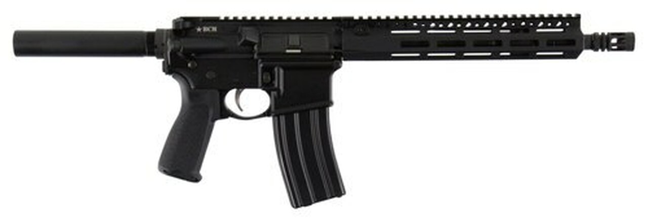 Bravo Company, RECCE 11 M-LOK, Semi-automatic, Pistol, 223 Rem, 556NATO, 11.5", Aluminum, Black, 30Rd, Government Profile, M-Lok
