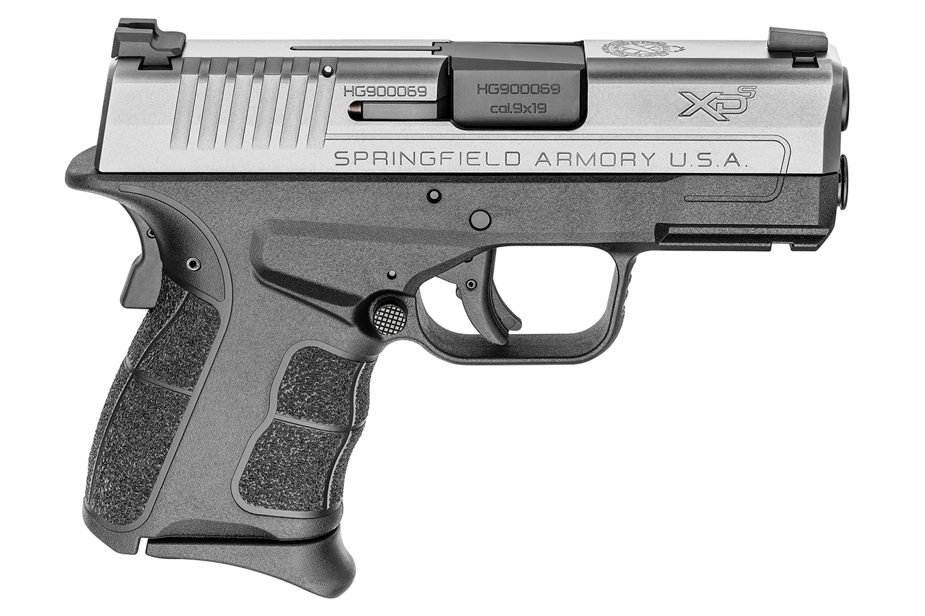 XD-S MOD 2 Single Stack 9mm Pistol with Stainless Slide and Tritium Front Sight