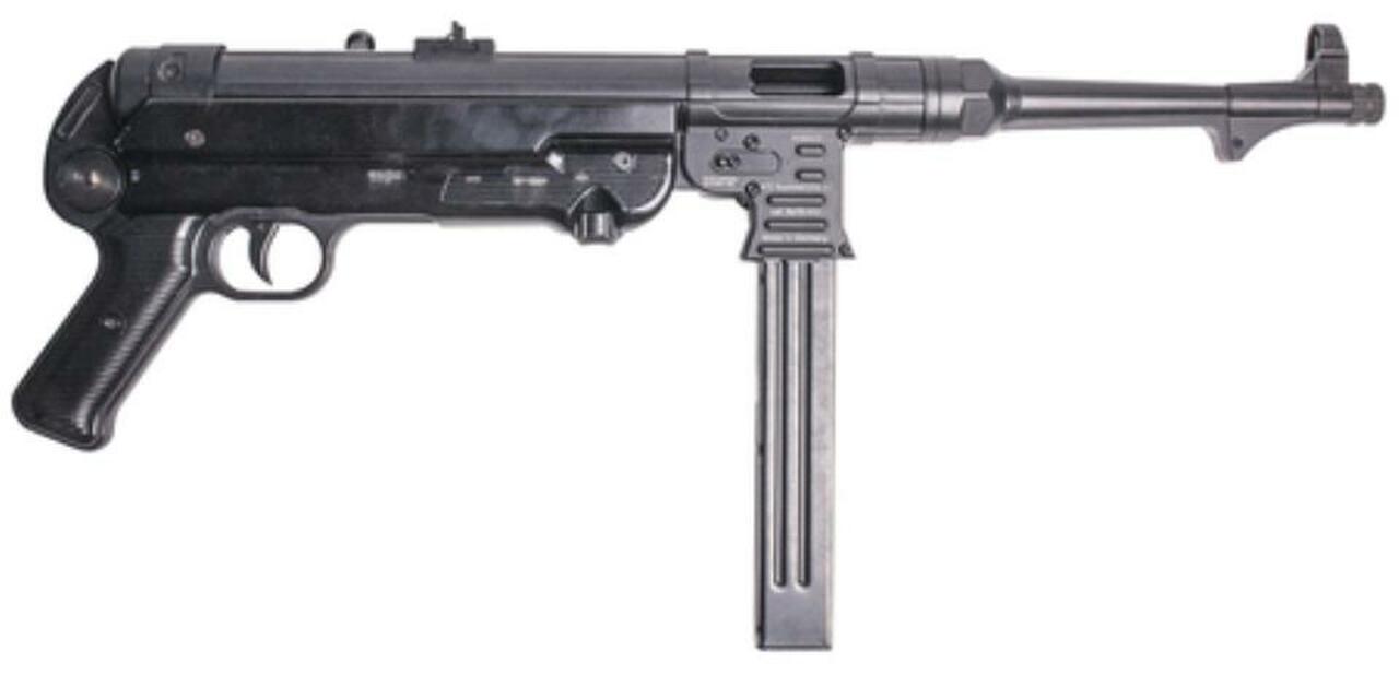 GSG MP-40 Pistol, 9mm, 10.8" Barrel, 30rd Mag, Black, Wooden Crate