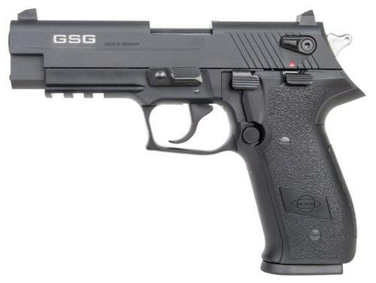 GSG Firefly 22LR, 4", 10rd, Adj. Sights, Black Zinc Alloy