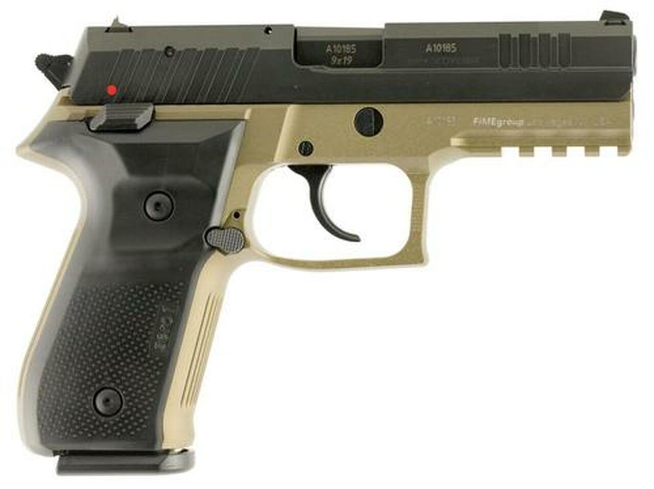 Arex Rex Zero 9mm, 4.25", 17rd, 3-Dot Sights, Black Nitride