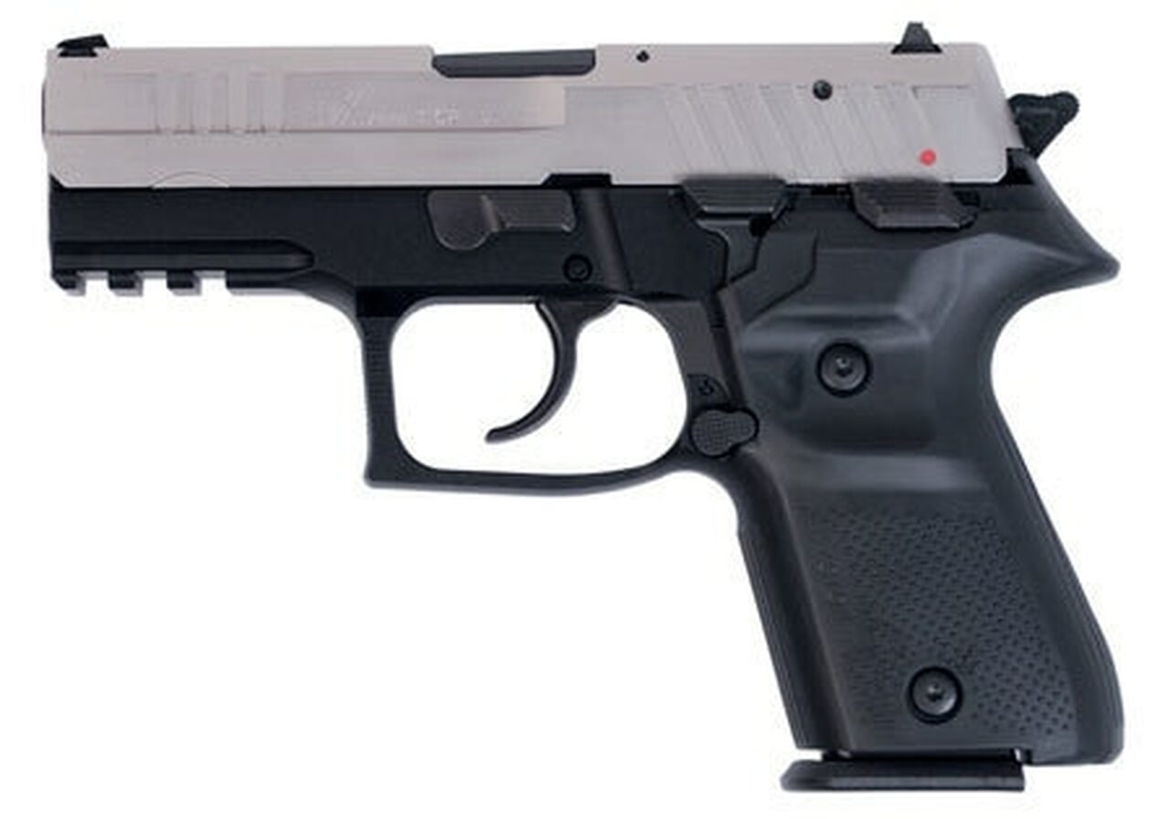 Arex Rex Zero 1 Compact Single/Double 9mm 3.85" Barrel, Black Synthetic Grip Black Frame Nickel, 15rd