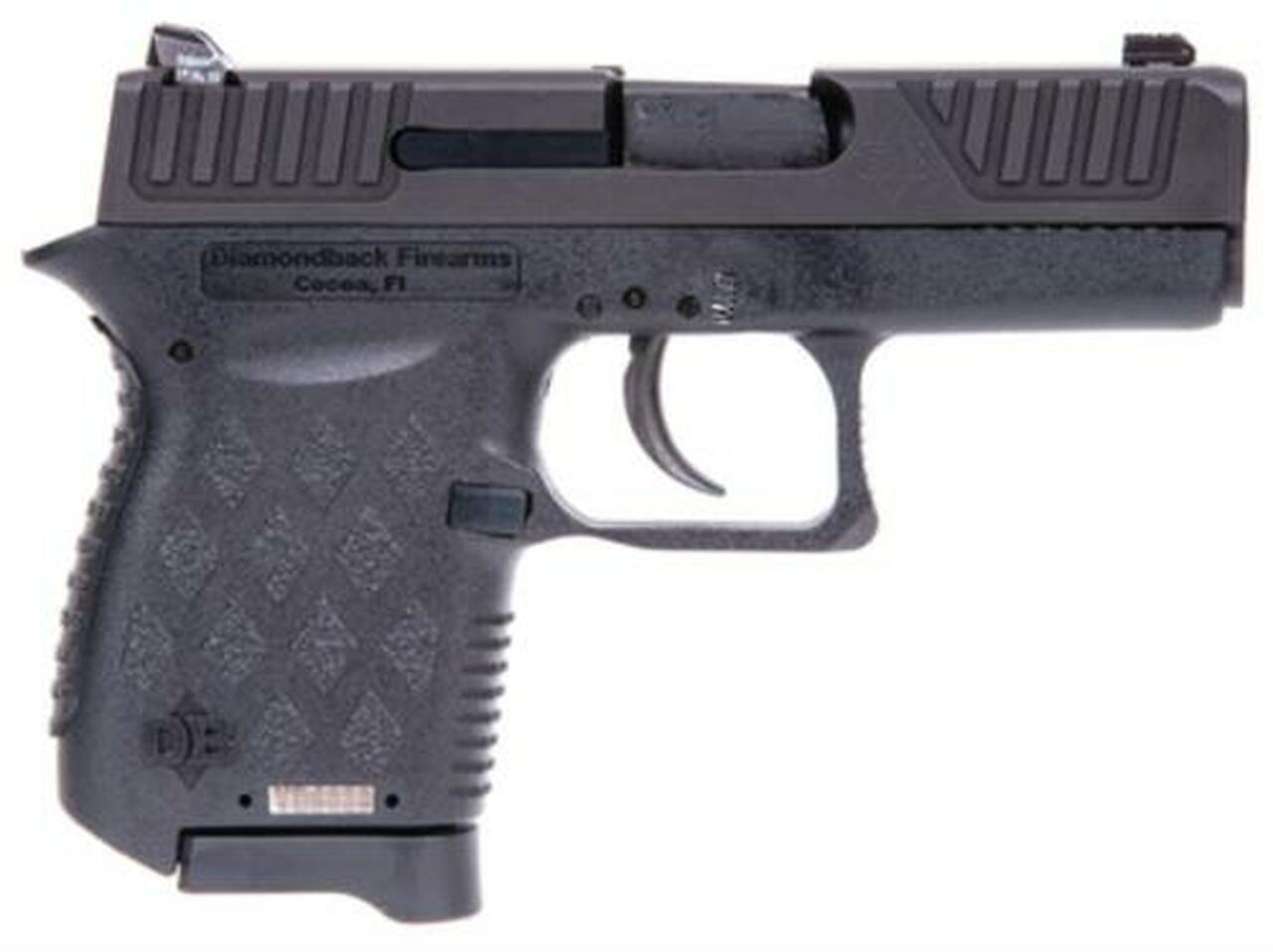 Diamondback DB9NS 9mm, 2.8", 6rd, Black Polymer, Night Sights