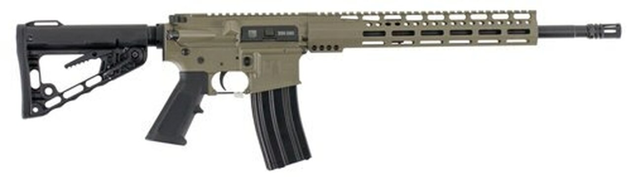 Diamondback DB15, .300 Blackout, 16", 30rd, M-Lok, Flat Dark Earth/Black Nitride