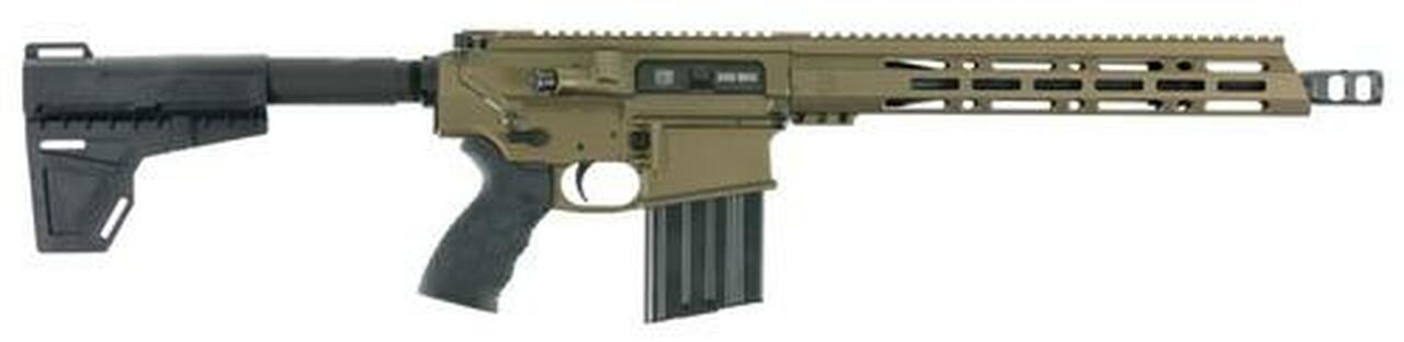 Diamondback DB10 AR Pistol, .308 Win, 13.5" Barrel, Burnt Bronze Finish
