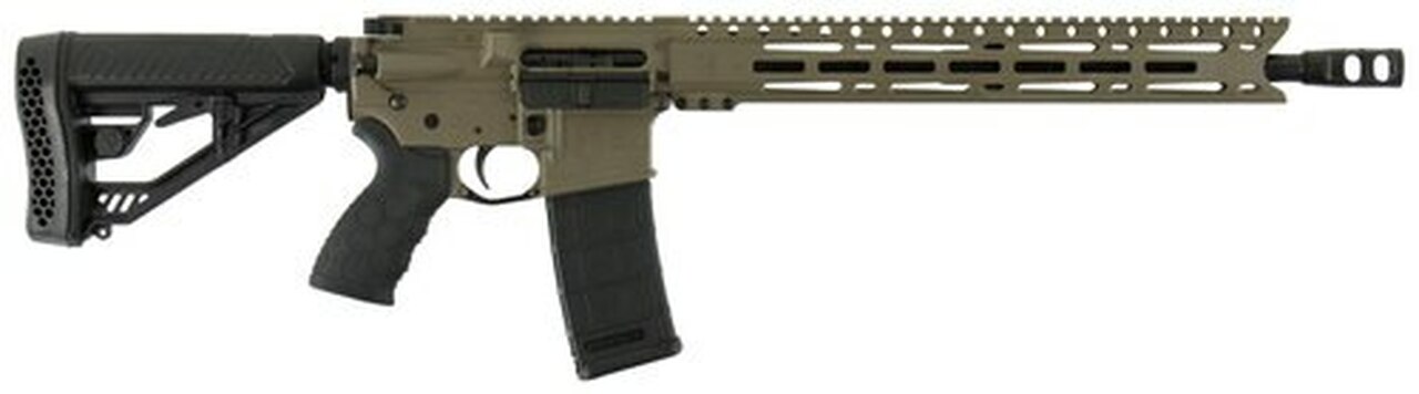 Diamondback DB15 Elite, .223/5.56, 16" Barrel, 30rd, Adaptive Tactical EX Performance Stock, Flat Dark Earth