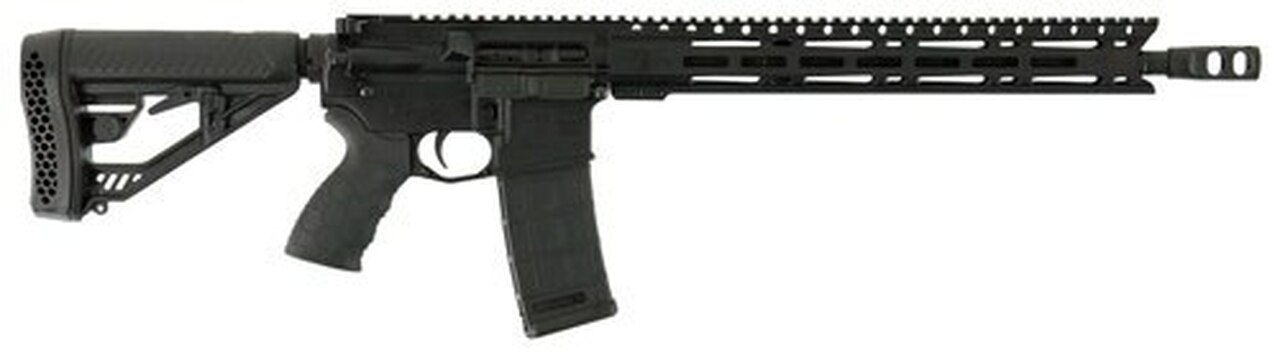 Diamondback DB15 Elite, .300 Blackout, 16" Barrel, 30rd, Adaptive Tactical EX Performance Stock, Black