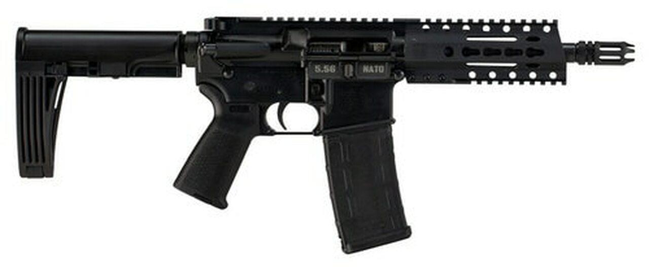 Diamondback DB15, .223/5.56, 7" Barrel, 30rd, A2 Grips, Black
