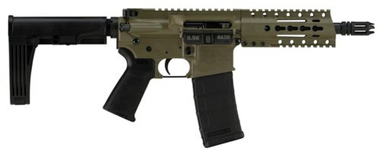 Diamondback DB15, .223/5.56, 7" Barrel, 30rd, A2 Grips, Flat Dark Earth