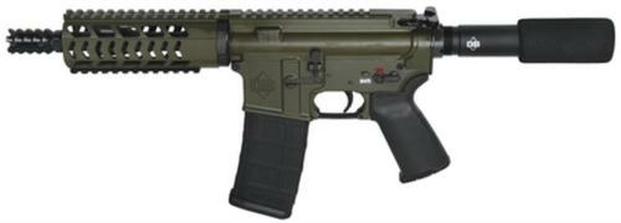 Diamondback DB15 Pistol 5.56/223 7.5" Barrel Olive Drab Green Finish 30rd Mag