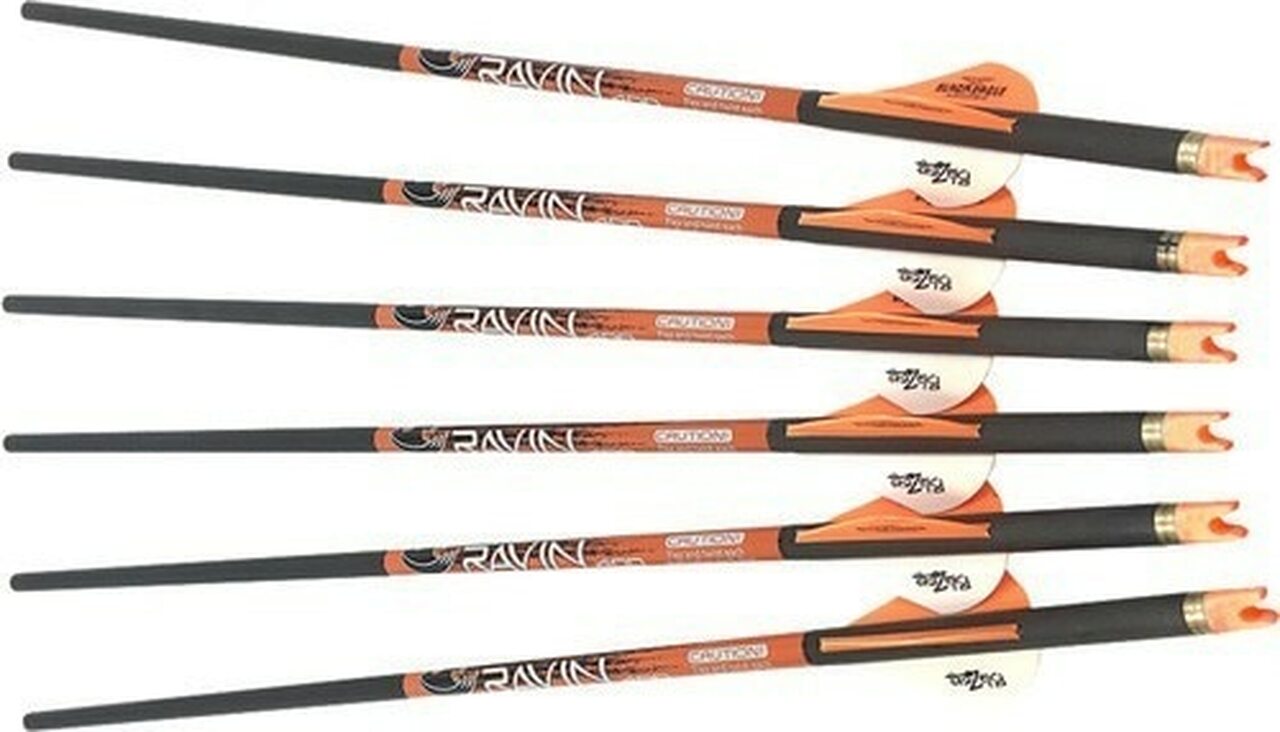Ravin Xbow Arrow Carbon 2 Offset Vanes 400gr 003 6pk