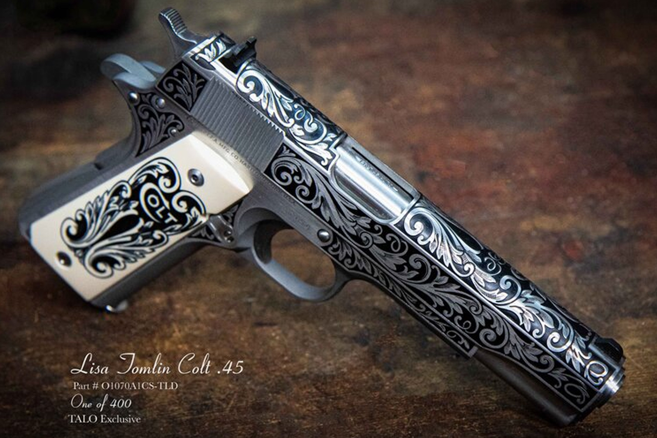 1911-A1 45 ACP Lisa Tomlin Engraver Special Edition (One of 400)