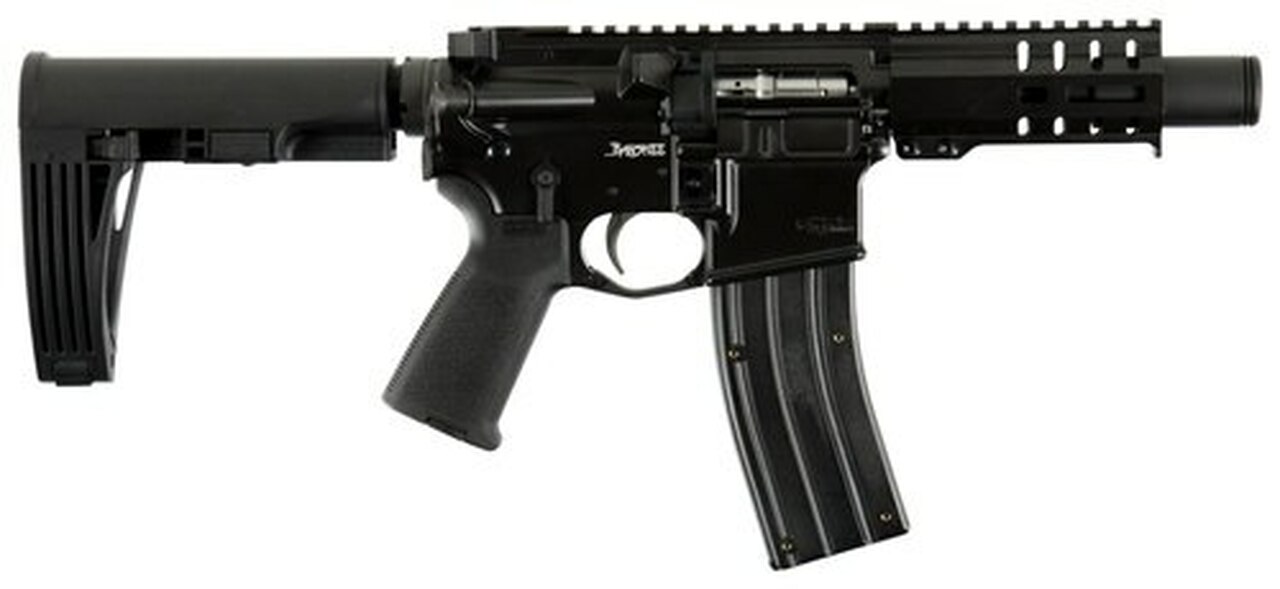 CMMG MK4 Banshee, .22 LR, 4.5" Barrel, 25rd, Magpul MOE Grips, Black