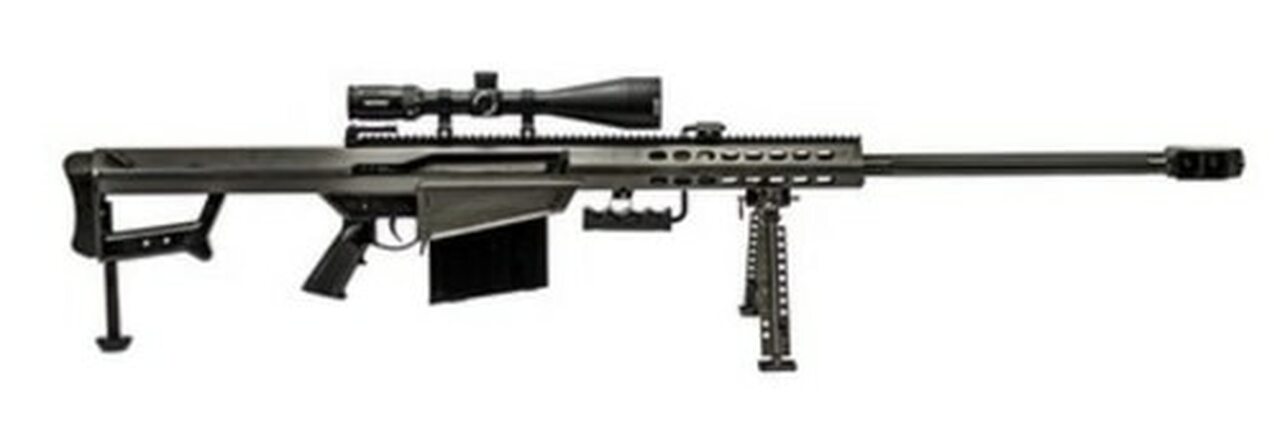 Barrett 82A1 50BMG, 29" Barrel, Black, Synthetic Stock, 10Rd, 1 Magazine, Bi-pod, Vortex Viper PST 5-25x50 FFP With EBR-7C Reticle, Barrett Zero Gap Rings