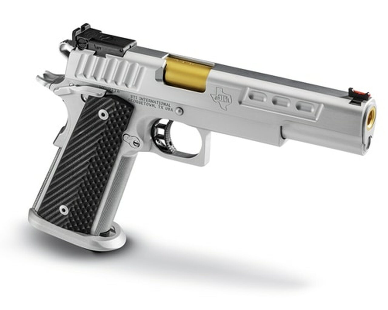 STI DVC Classic 1911 9mm, Hard Chrome, 5.4" Bushing Barrel, 2 X 10 RD. MAG